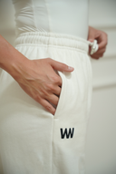 Women's wide-leg pants and fitted top set, colour option — DWEGO