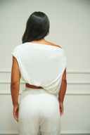 Women's relaxed drape two-piece set, colour option — DWEGO