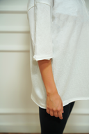 Women's featherlight oversized tee, colour option — DWEGO