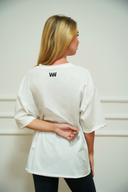 Women's featherlight oversized tee, colour option — DWEGO