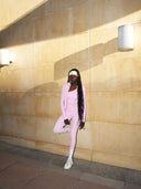 Women's Zip-Up Jacket, Tank Top and High-Waist Leggings Set