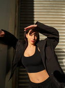 Slim Fit Sports Crop