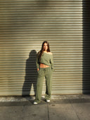 Women's Off-Shoulder Top with Wide-Leg Pants