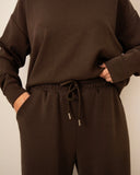 Round Neck Crop Sweatshirt