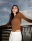 Women's Fitted Long-Sleeve Bodysuit