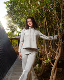 Women's Oversized Hoodie & Straight Wide Pants Set