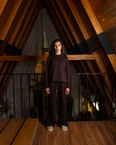 Women's Oversized Hoodie & Straight Wide Pants Set
