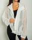 Translucent Zip-Up Jacket