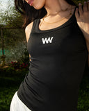 Ribbed tank available in white, black, yellow, green and pink — DWEGO