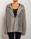 Translucent Zip-Up Jacket