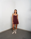 Women's Two-Tone Mini Dress With Shorts