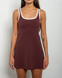 Women's Two-Tone Mini Dress With Shorts