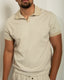 Men's Open-Collar Polo Shirt