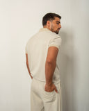 Men's Open-Collar Polo Shirt