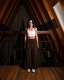 Women's Full-Length Wide Drape Pants