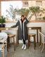 Full Length Coat with Quilted Lining