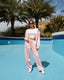 Women's Cropped Hoodie and Pants Set