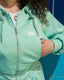 Women's Cropped Hoodie and Pants Set