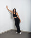 Front-Zip Sports Bra Top