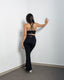 Front-Zip Sports Bra Top