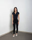 Slim Fit Zip-Up T-Shirt