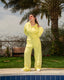 Women's Cropped Hoodie and Pants Set
