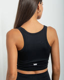 Women's Basic Scoop Neck crop Top