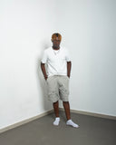 Men's Cargo Shorts with Drawstring