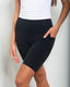 High Waist Shorts with Pockets