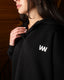 Women's  Oversized V-Neck Hoodie