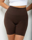 High Waist Shorts with Pockets