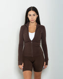Women's High Neck Zip Sportswear jacket
