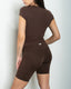 High Waist Shorts with Pockets