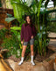 Oversized Crew Neck Long Sleeve Shirt