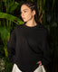 Oversized Crew Neck Long Sleeve Shirt