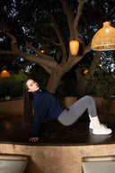 Cropped Zip-through sport sweatshirt