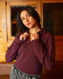 Sweatshirt With High Neck And Front Zip Up