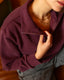 Sweatshirt With High Neck And Front Zip Up