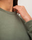 Round Neck Crop Sweatshirt