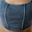 Short Crop Top With Wide Neckline